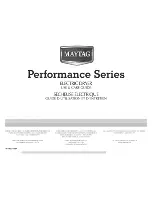 Maytag MEDE300VW - Performance Series 27 Inch Electric Dryer Use & Care Manual предпросмотр