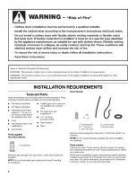 Предварительный просмотр 2 страницы Maytag MEDE500VW2 Installation Instructions Manual