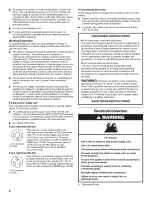 Предварительный просмотр 6 страницы Maytag MEDE500VW2 Installation Instructions Manual