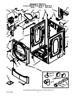 Предварительный просмотр 3 страницы Maytag MEDZ600TB1 Parts List