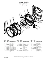 Предварительный просмотр 7 страницы Maytag MEDZ600TE - Epic Z Front Load Electric Dryer Parts Manual