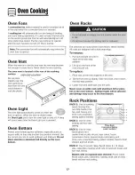 Preview for 18 page of Maytag MEP5775BAB19 Use & Care Manual