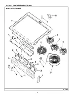 Предварительный просмотр 2 страницы Maytag MEP5775BAF - 30in Electric Range Repair Parts List Manual