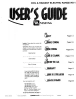 Maytag MER5505BAH User Manual preview