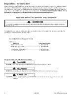 Preview for 2 page of Maytag MER5551BA - 30'' Electric Range Service Manual