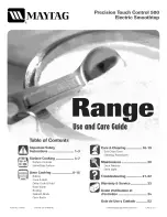 Preview for 1 page of Maytag MER5765RAB Use And Care Manual