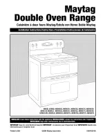 Maytag MER6555 Series Installation Instructions Manual preview
