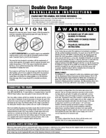 Preview for 2 page of Maytag MER6555 Series Installation Instructions Manual