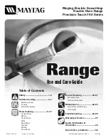 Preview for 1 page of Maytag MER6775AA Use And Care Manual