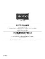 Maytag MES5752BAB Use And Care Manual preview