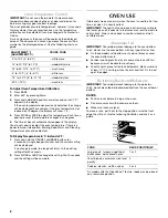 Preview for 8 page of Maytag MES5752BAB Use And Care Manual