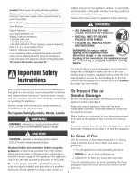 Preview for 2 page of Maytag MES5775BA - 30 in. Slide-In Electric Range Use And Care Manual