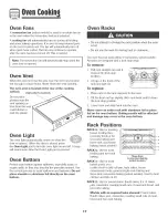 Preview for 18 page of Maytag MES5775BA - 30 in. Slide-In Electric Range Use And Care Manual