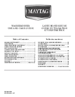 Maytag MET3800XW Use And Care Manual preview