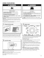 Preview for 11 page of Maytag MET3800XW1 Use And Care Manual