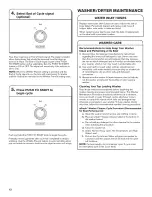 Preview for 12 page of Maytag MET3800XW1 Use And Care Manual