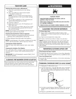 Preview for 13 page of Maytag MET3800XW1 Use And Care Manual