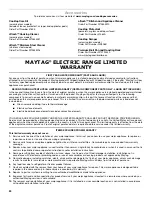 Preview for 24 page of Maytag MET8665 Use & Care Manual