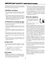 Preview for 3 page of Maytag MEW6627 User Manual