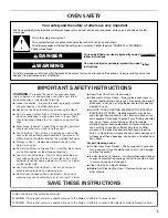 Preview for 3 page of Maytag MEW7530WD Use And Care Manual