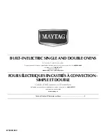 Предварительный просмотр 1 страницы Maytag MEW9527AB Use And Care Manual