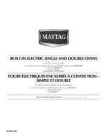 Maytag MEW9527AB00 Use & Care Manual предпросмотр