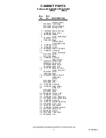 Preview for 2 page of Maytag MFC2061HEB5 Parts List