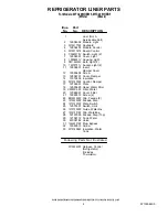 Preview for 6 page of Maytag MFC2061HEB5 Parts List