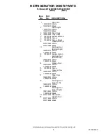 Preview for 8 page of Maytag MFC2061HEB5 Parts List