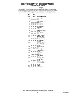 Preview for 8 page of Maytag MFD2561HEQ14 Parts List