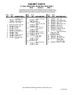 Preview for 2 page of Maytag MFD2562KEB10 Parts List