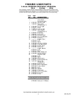 Preview for 4 page of Maytag MFD2562KEB10 Parts List