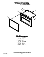 Preview for 15 page of Maytag MFD2562VEA2 Cabinet Parts