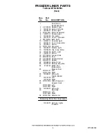 Preview for 4 page of Maytag MFF2258VEB2 Parts List