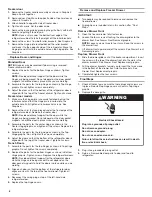 Preview for 8 page of Maytag MFF2558FEW01 User Instructions