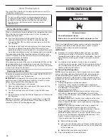 Preview for 16 page of Maytag MFF2558FEW01 User Instructions