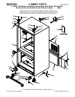 Preview for 1 page of Maytag MFF2558VEA10 Cabinet Parts