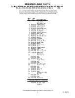 Preview for 4 page of Maytag MFF2558VEA10 Cabinet Parts