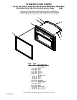 Preview for 5 page of Maytag MFF2558VEA10 Cabinet Parts