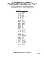 Preview for 8 page of Maytag MFF2558VEA10 Cabinet Parts