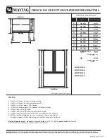 Maytag MFI2067AE - 20 CuFt. ICE20 Refrigerator Dimensions preview