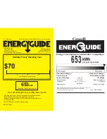 Preview for 1 page of Maytag MFI2067AE Series Energy Manual