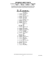 Preview for 10 page of Maytag MFI2067AEB12 Parts List