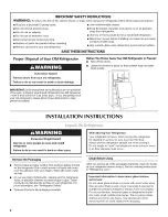 Preview for 2 page of Maytag MFI2067AEB13 User Instructions