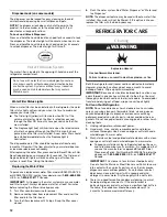 Preview for 12 page of Maytag MFI2067AES - 20.0 cu. Ft User Instructions