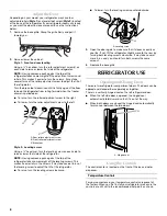 Preview for 8 page of Maytag MFI2266AEB - Ice2O Series Refrigerator User Instructions