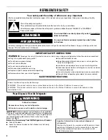 Preview for 2 page of Maytag MFI2269DRM User Instructions