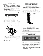 Preview for 8 page of Maytag MFI2269VEA - 22.0 cu. Ft. Refrigerator User Instructions