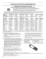 Preview for 34 page of Maytag MFI2269VEA - 22.0 cu. Ft. Refrigerator User Instructions