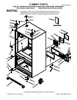 Preview for 1 page of Maytag MFI2569VEA10 Cabinet Parts